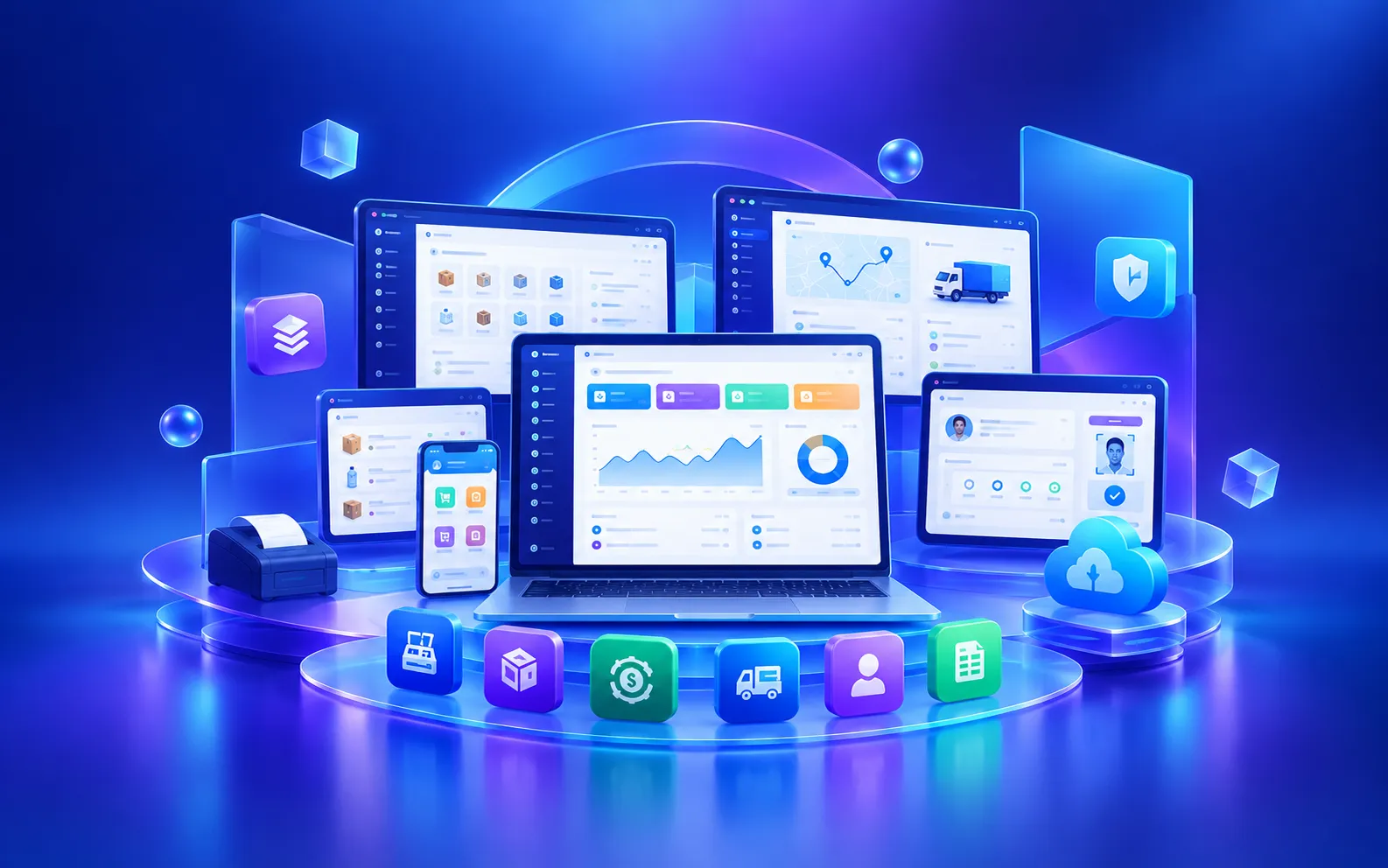 Tangkapan layar aplikasi unggulan FlowkitSoft